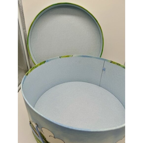 Disney Classic Winnie the Pooh Tigger Hat Storage Box Circle 15” A Springish day - Picture 10 of 13